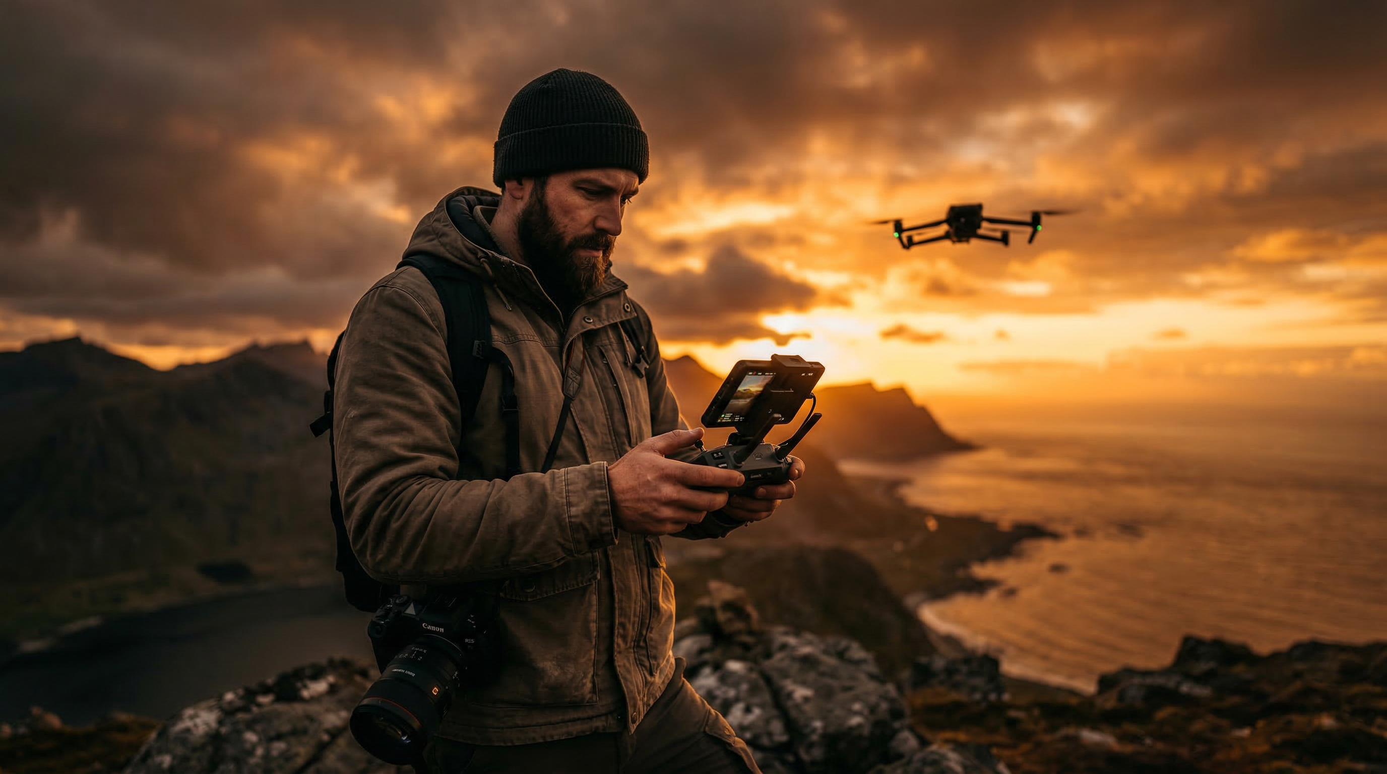 Director on a commercial film set